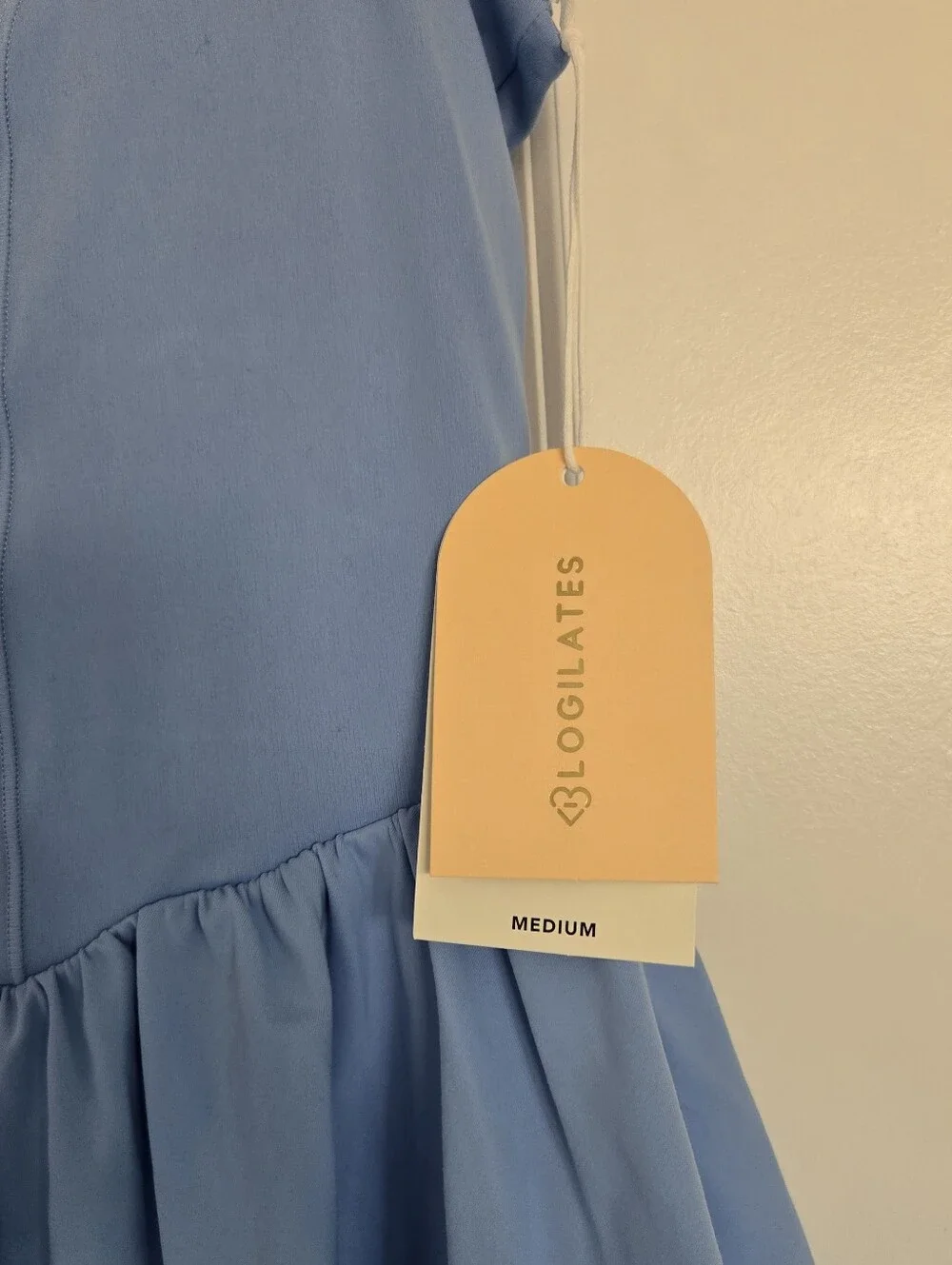 NWT Blogilates Women's Mommy & Me Princess Bow Back Dress, Blue - Picture 9 of 9